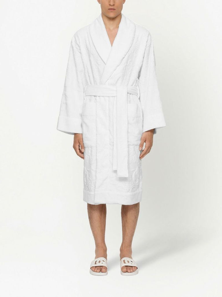 Terry Cotton Jacquard Bath Robe