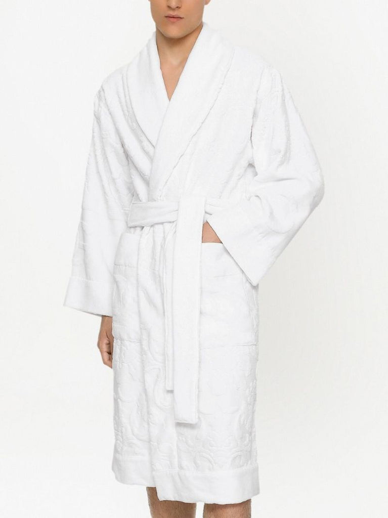 Terry Cotton Jacquard Bath Robe