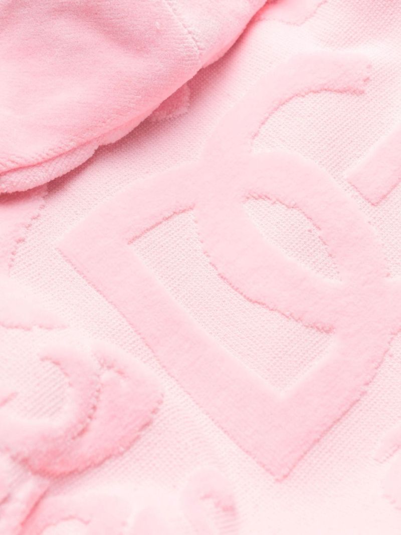 Pink Dg Terry Cotton Robe