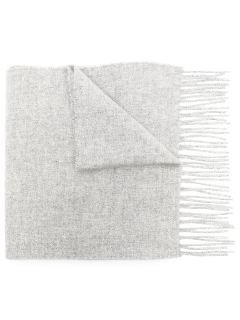 Grey Iconic Cashmere Scarf