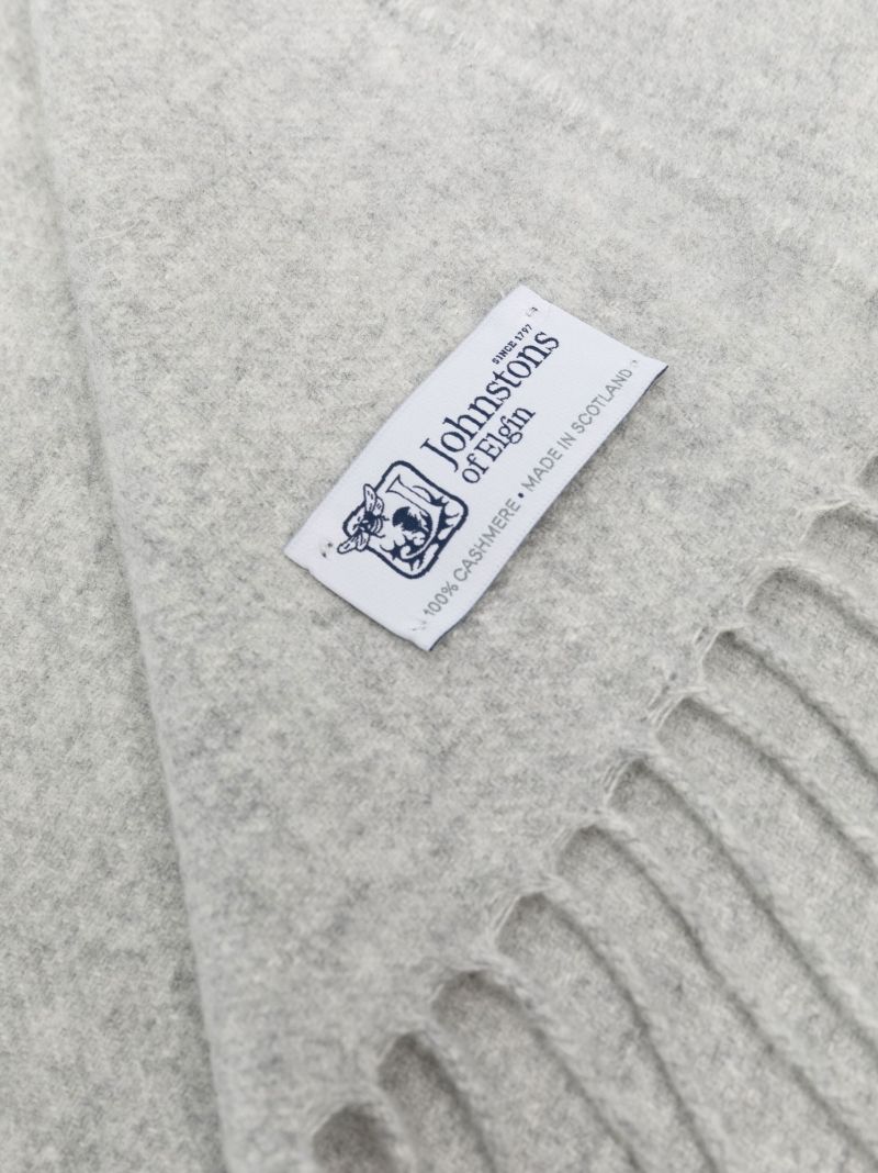 Grey Iconic Cashmere Scarf