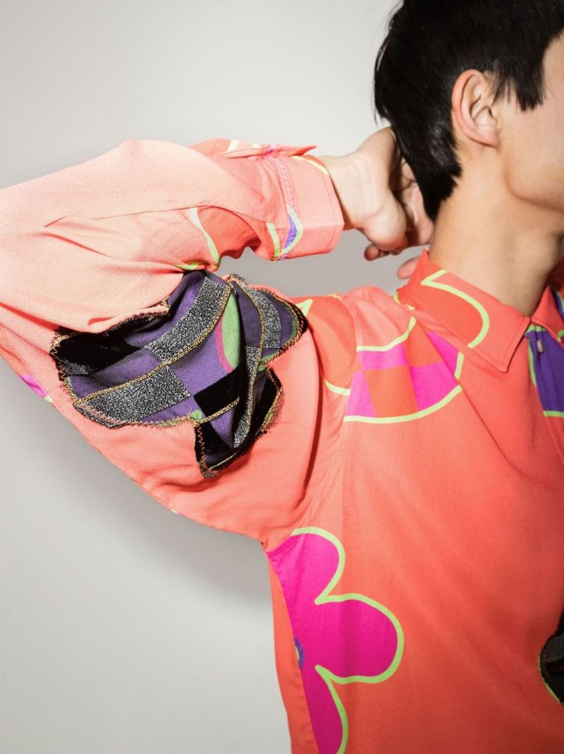 Floral Print Long Sleeved Shirt