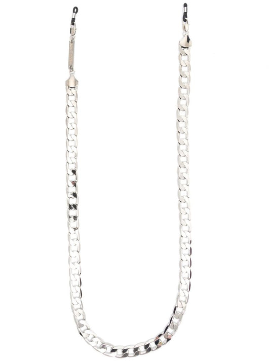 Silver-tone Eyefash Curb Glasses Chain