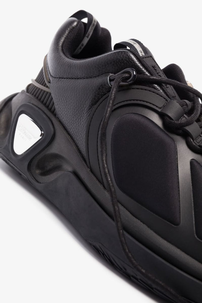Black B-runner High Top Sneakers