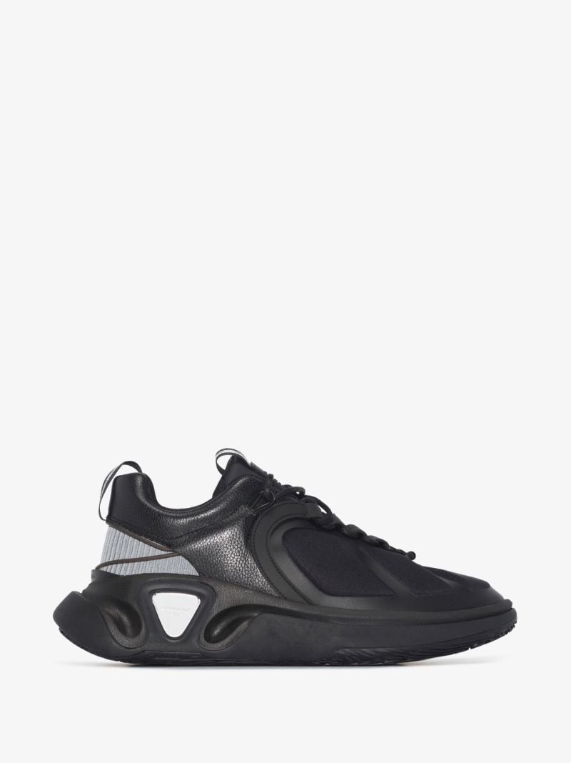 Black B-runner High Top Sneakers