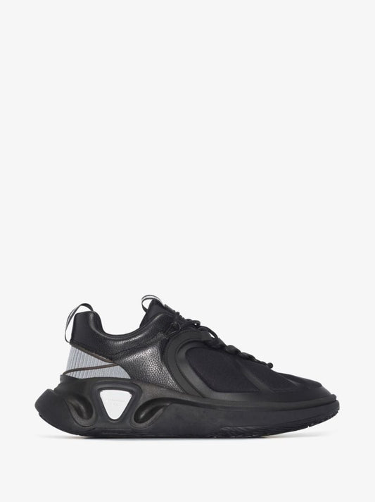Black B-runner High Top Sneakers