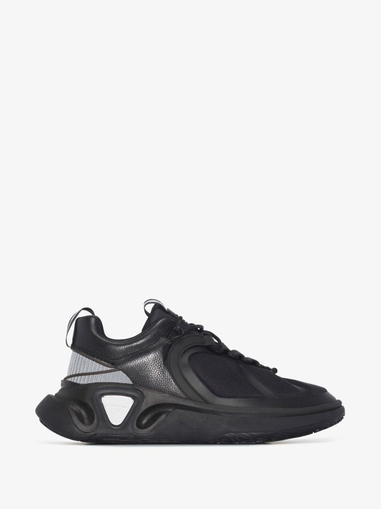 Black B-runner High Top Sneakers
