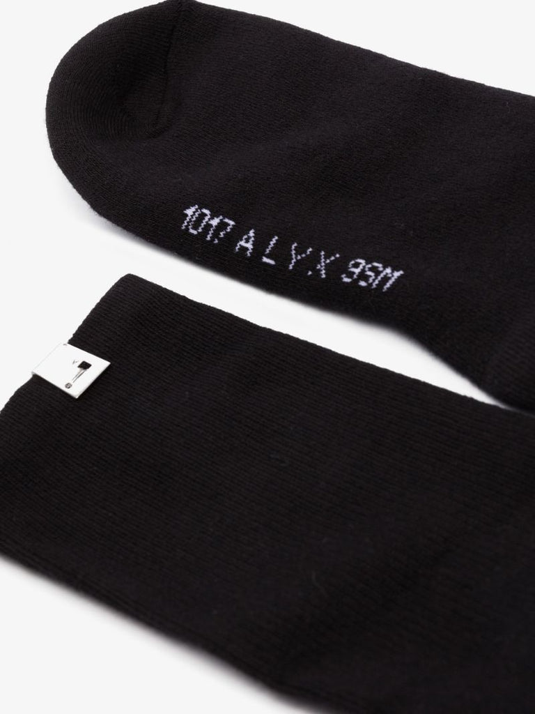 Black Lightercap Logo Socks