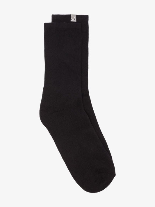 Black Lightercap Logo Socks