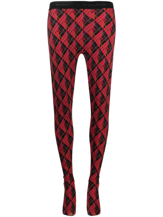 Red Moon Carreaux Leggings