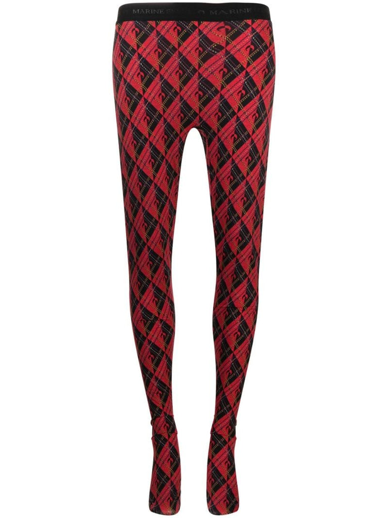 Red Moon Carreaux Leggings