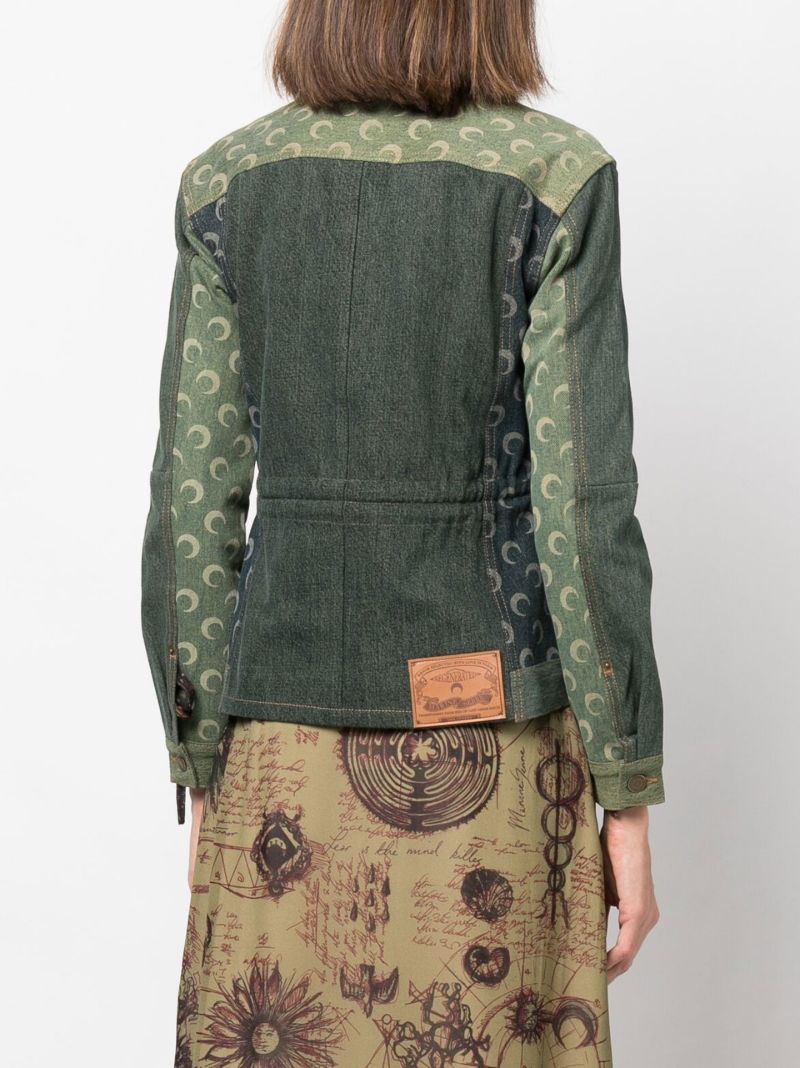 Green Petrichor Denim Jacket