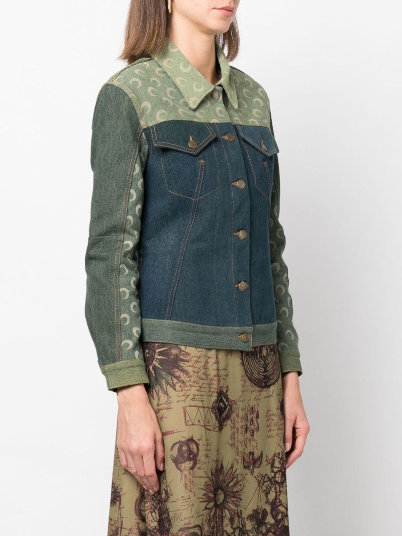 Green Petrichor Denim Jacket