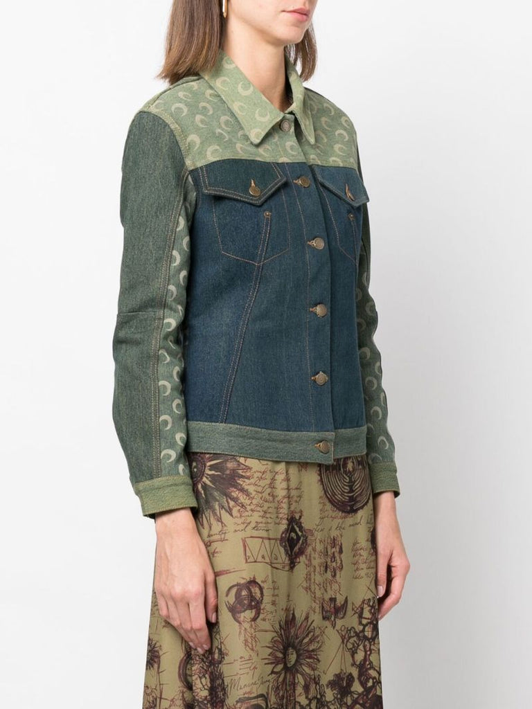 Green Petrichor Denim Jacket