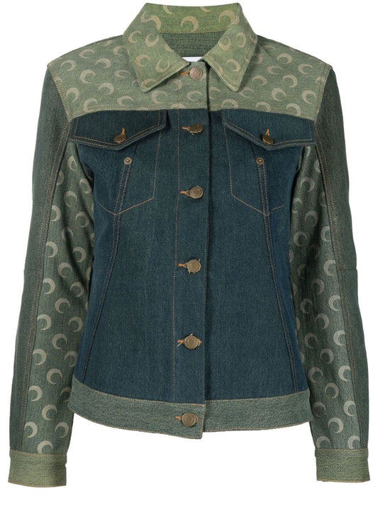 Green Petrichor Denim Jacket