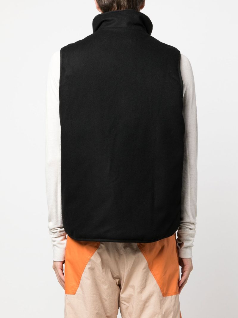 Black Sjakki Wool Gilet