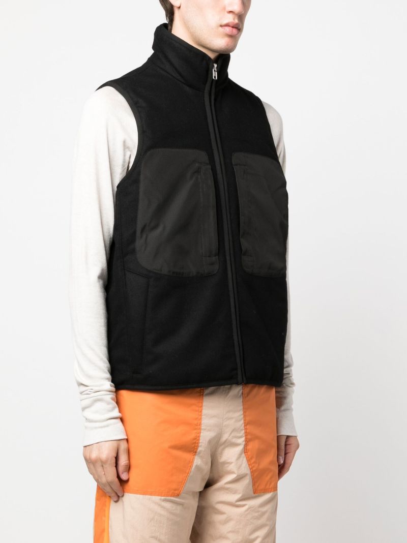 Black Sjakki Wool Gilet