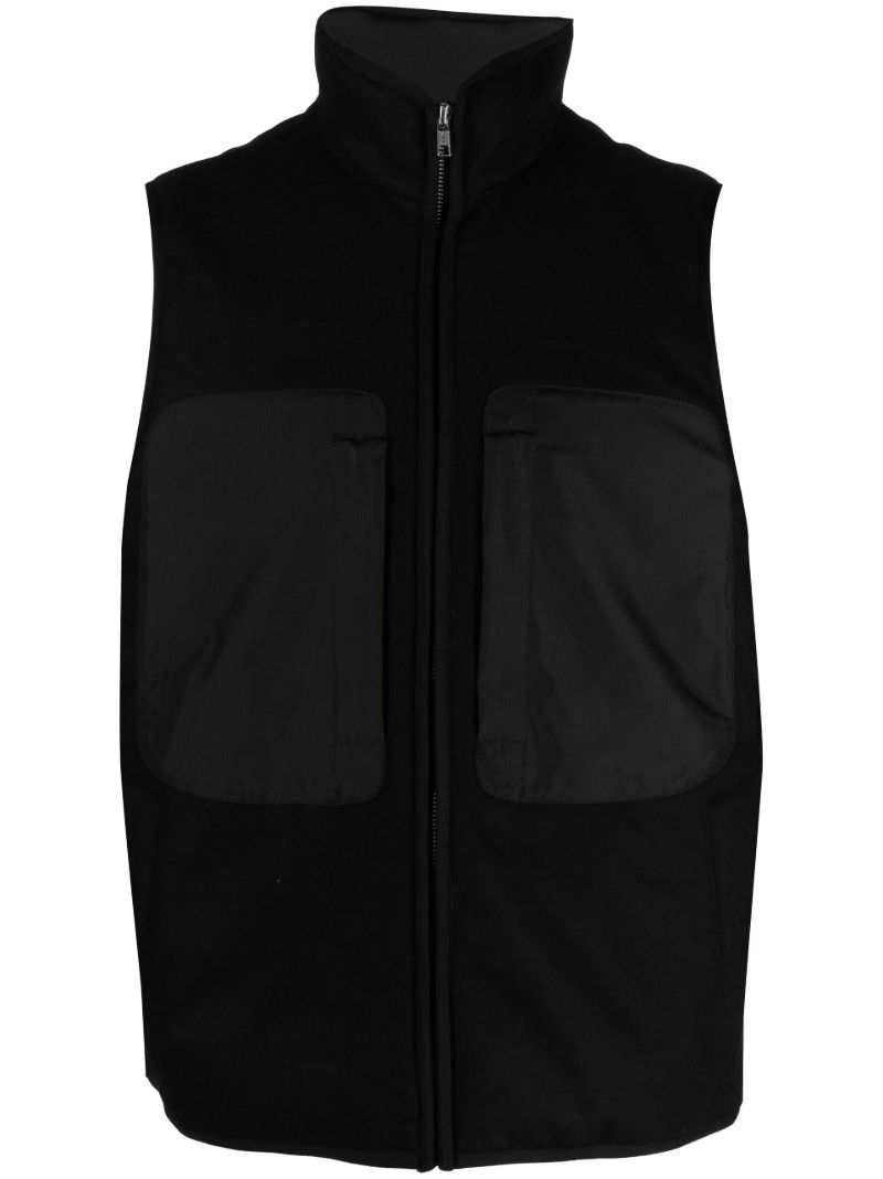 Black Sjakki Wool Gilet