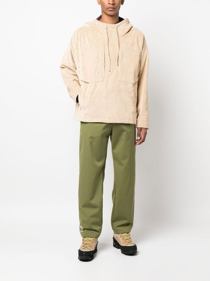 Beige Steinn Corduroy Hooded Jacket
