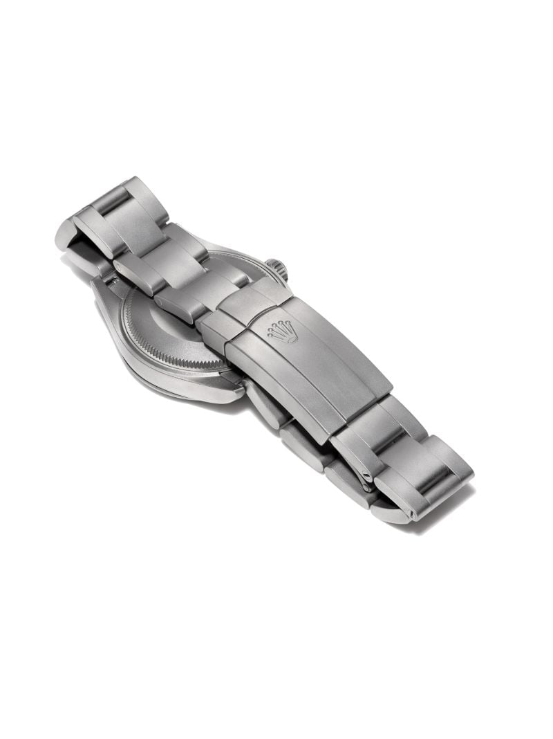 Customised Pre-owned Stainless Steel Rolex Oyster Perpetual Watch