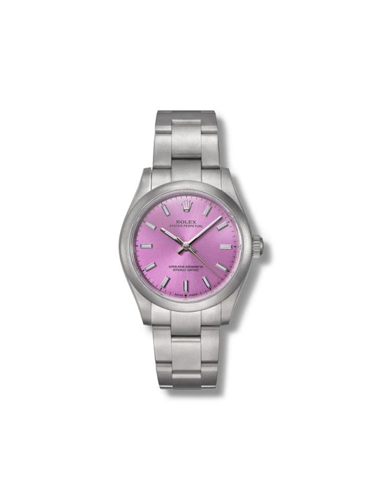 Customised Pre-owned Stainless Steel Rolex Oyster Perpetual Watch
