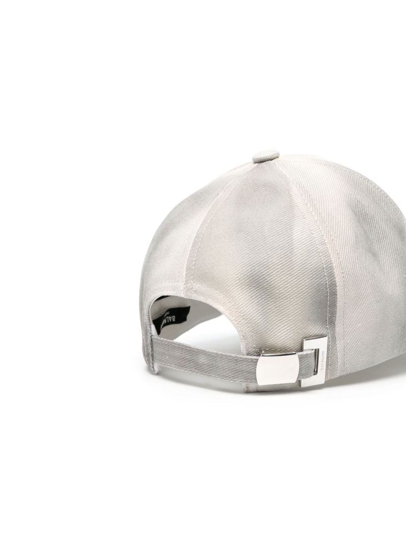 Grey Tonal Camouflage Print Baseball Cap