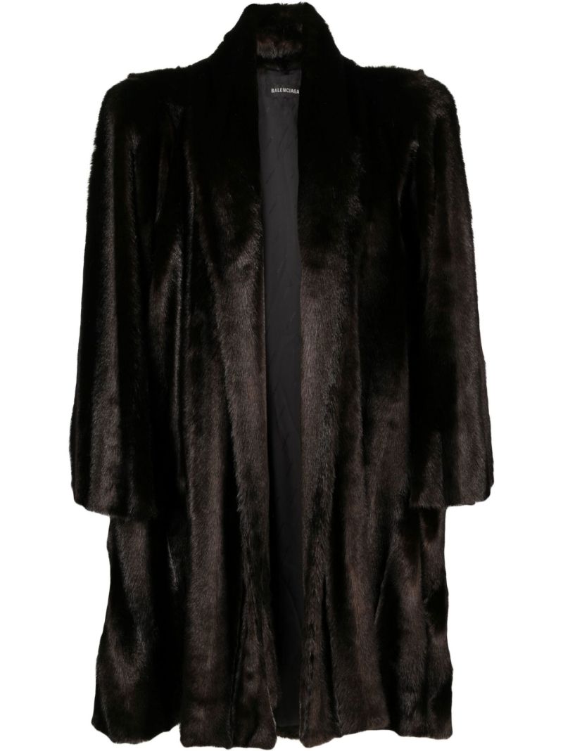 Brown Faux Fur Coat