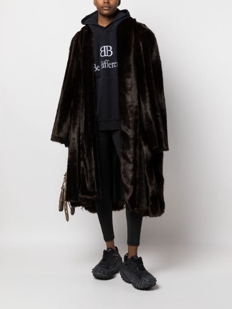 Brown Faux Fur Coat