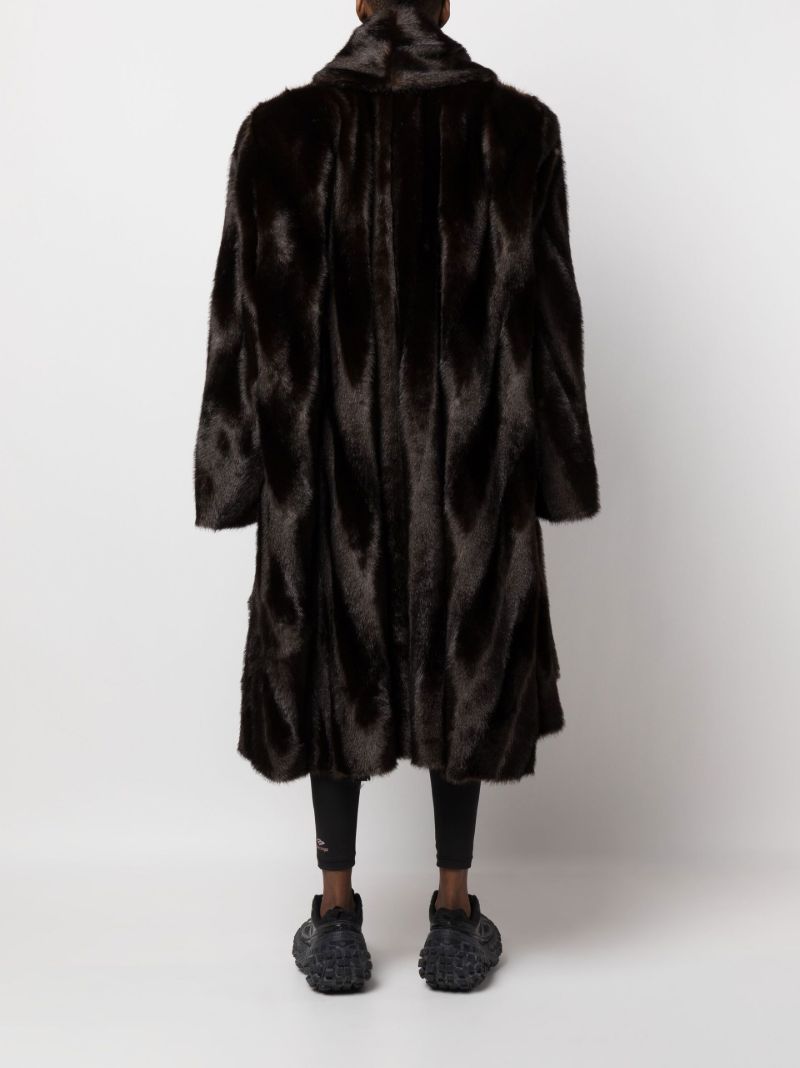 Brown Faux Fur Coat
