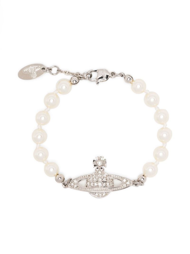 Silver-tone Mini Bas Relief Bracelet