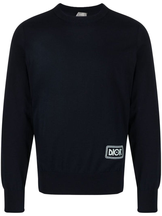 Blue Visions of Cody Embroidered Sweatshirt