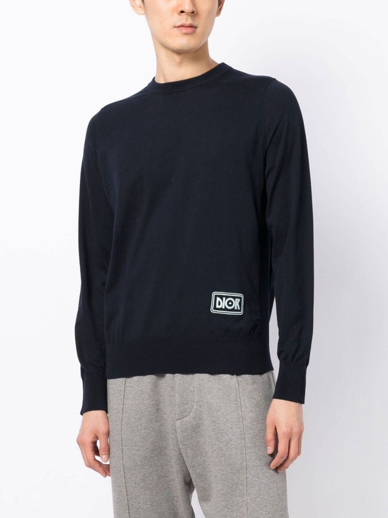 Blue Visions of Cody Embroidered Sweatshirt