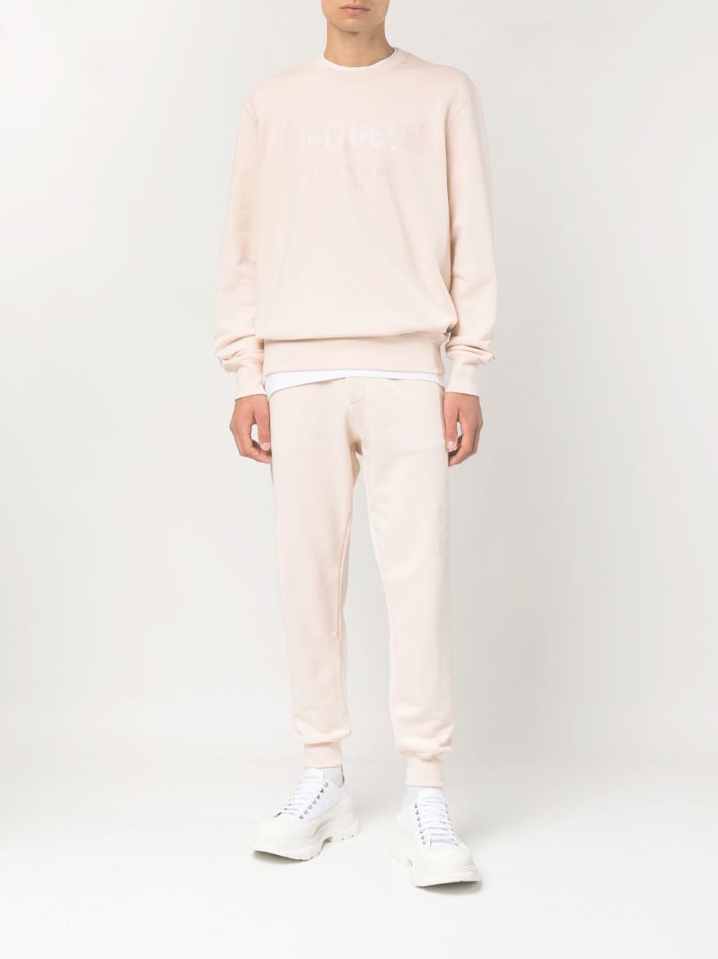 Pink Graffiti Logo Track Pants