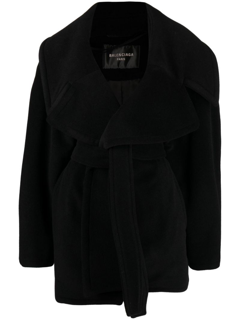 Black Belted Peacoat