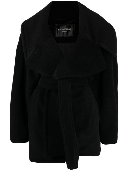 Black Belted Peacoat