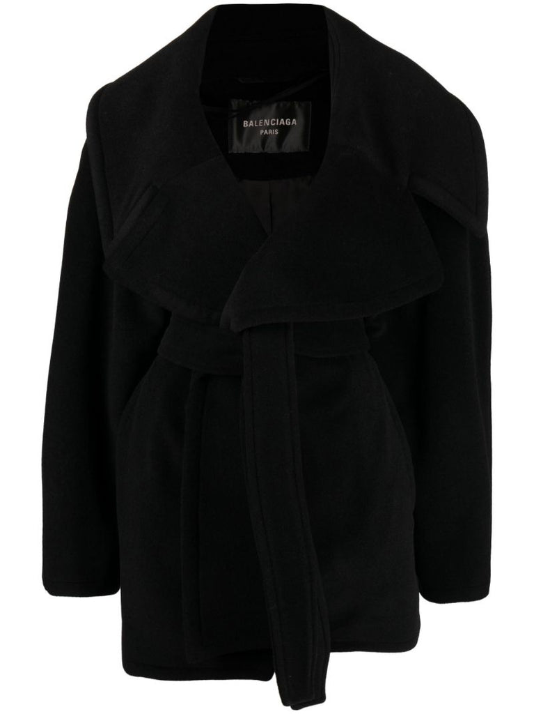Black Belted Peacoat
