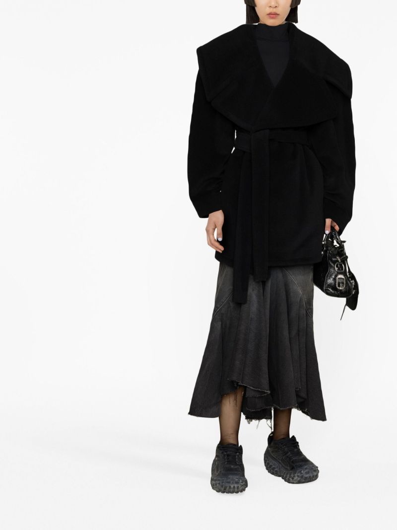Black Belted Peacoat