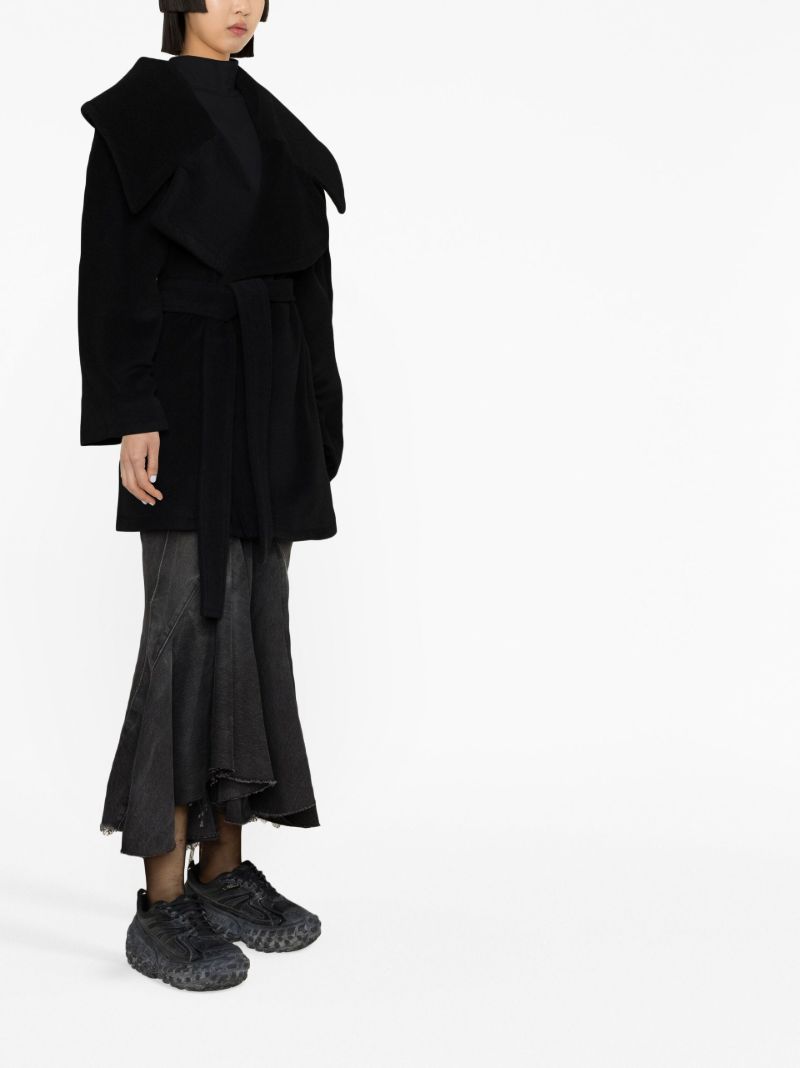 Black Belted Peacoat