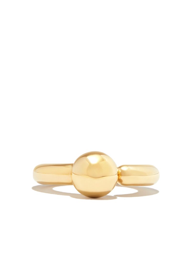 14k Yellow Gold Ball Ring