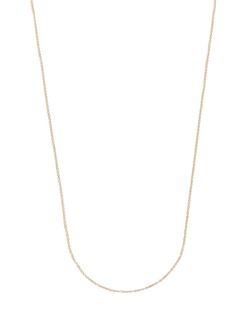 14k Yellow Gold Long Chain Necklace