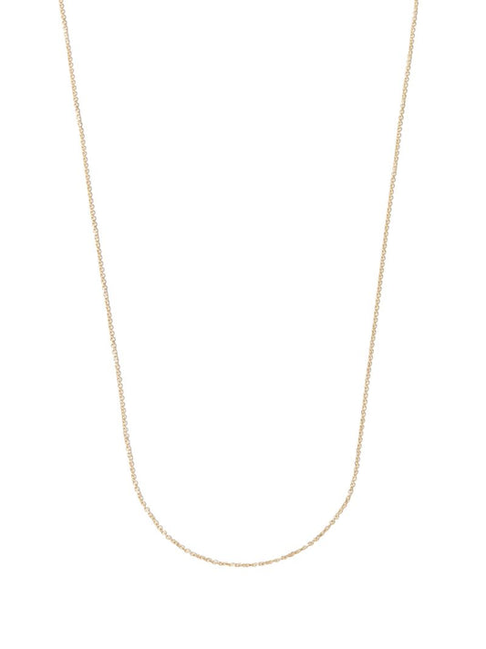 14k Yellow Gold Long Chain Necklace