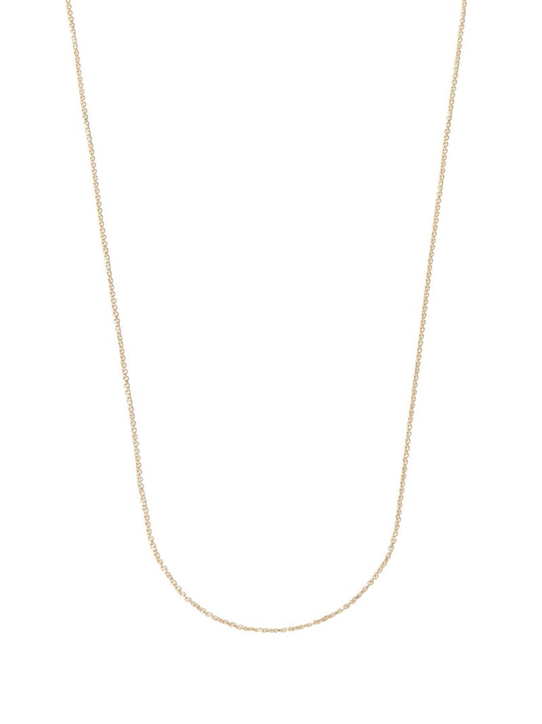 14k Yellow Gold Long Chain Necklace