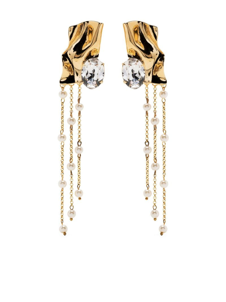 Gold-tone Kiki Pearl Drop Earrings