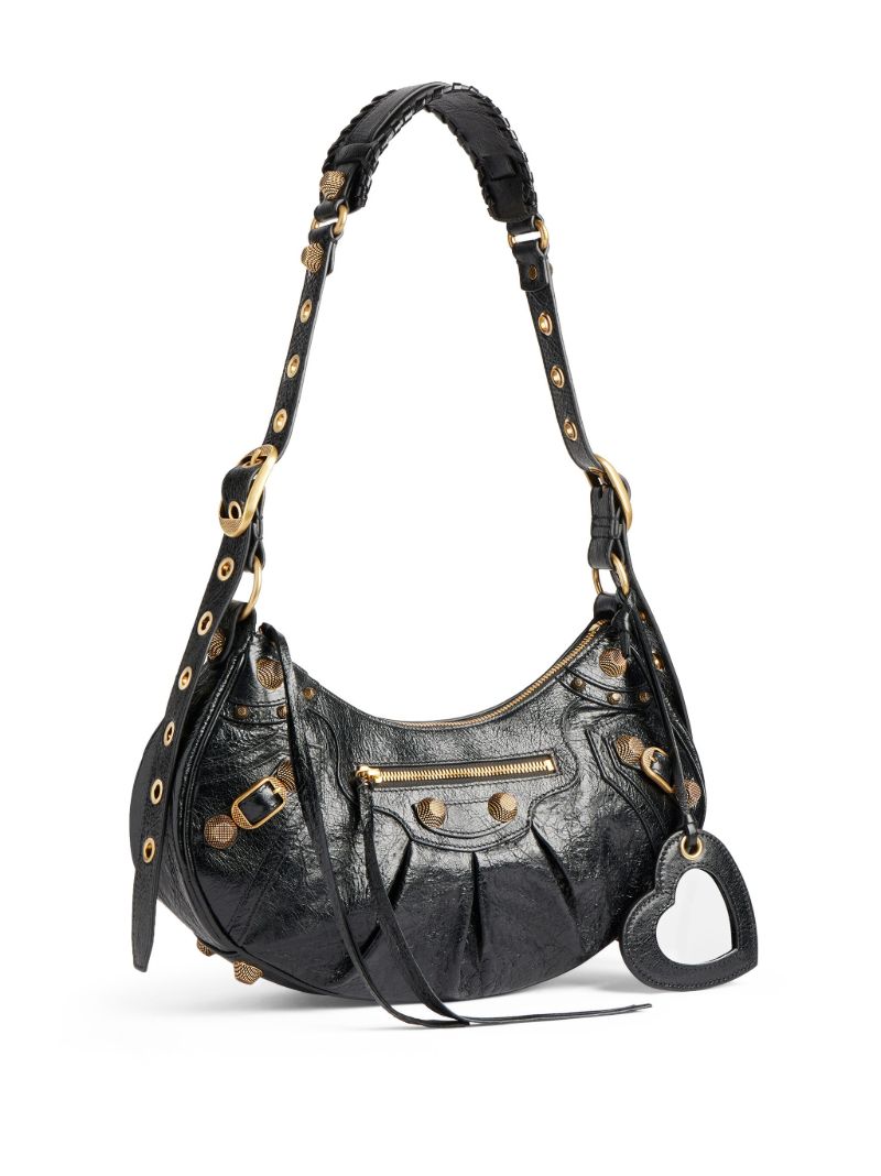 Black Le Cagole Small Shoulder Bag