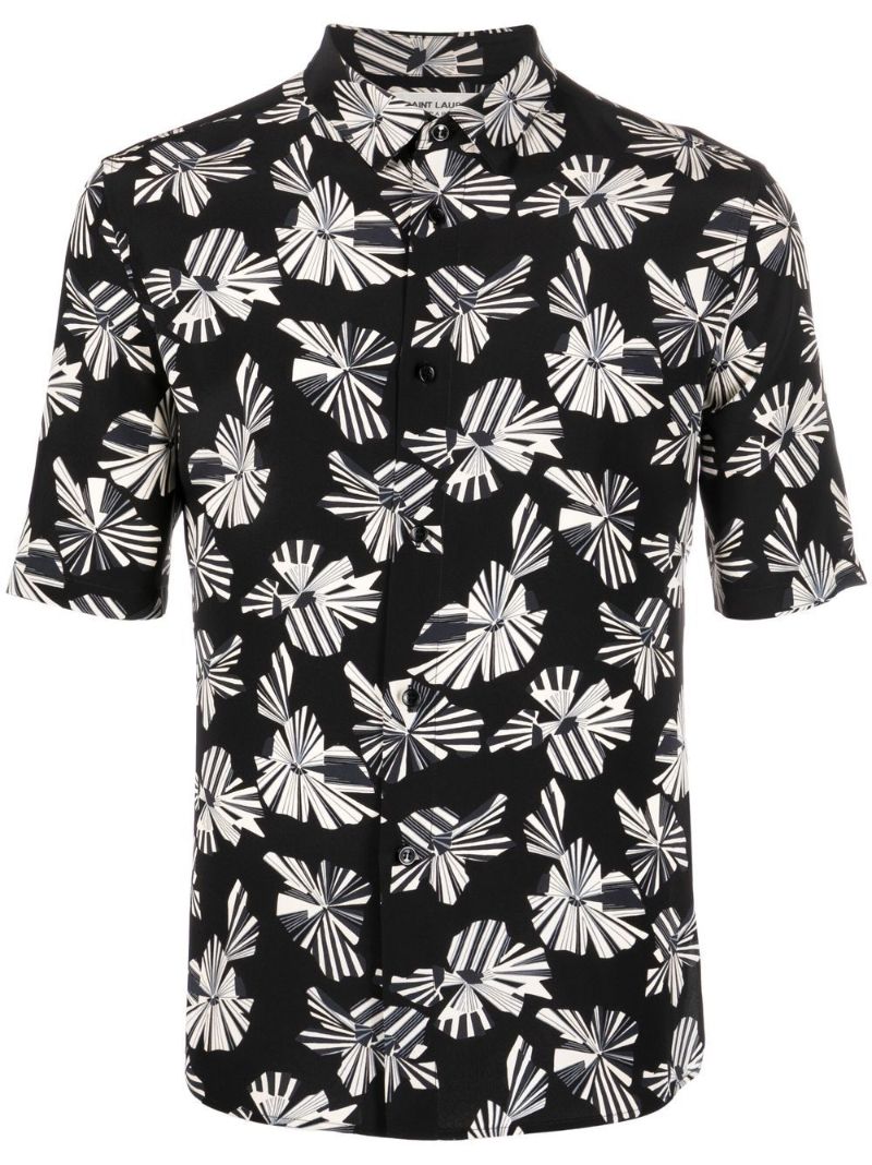 Black Graphic Print Shirt