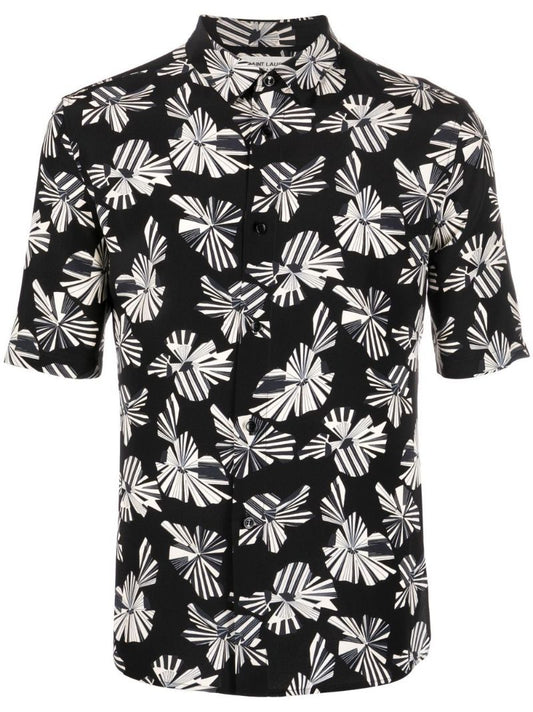 Black Graphic Print Shirt