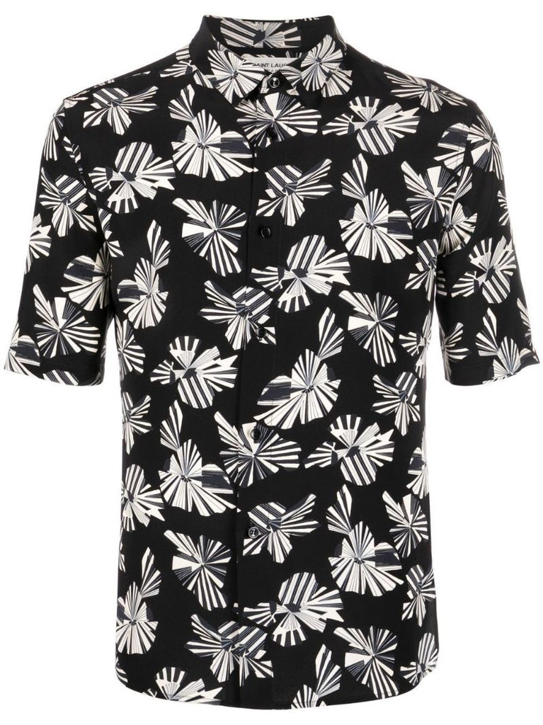 Black Graphic Print Shirt