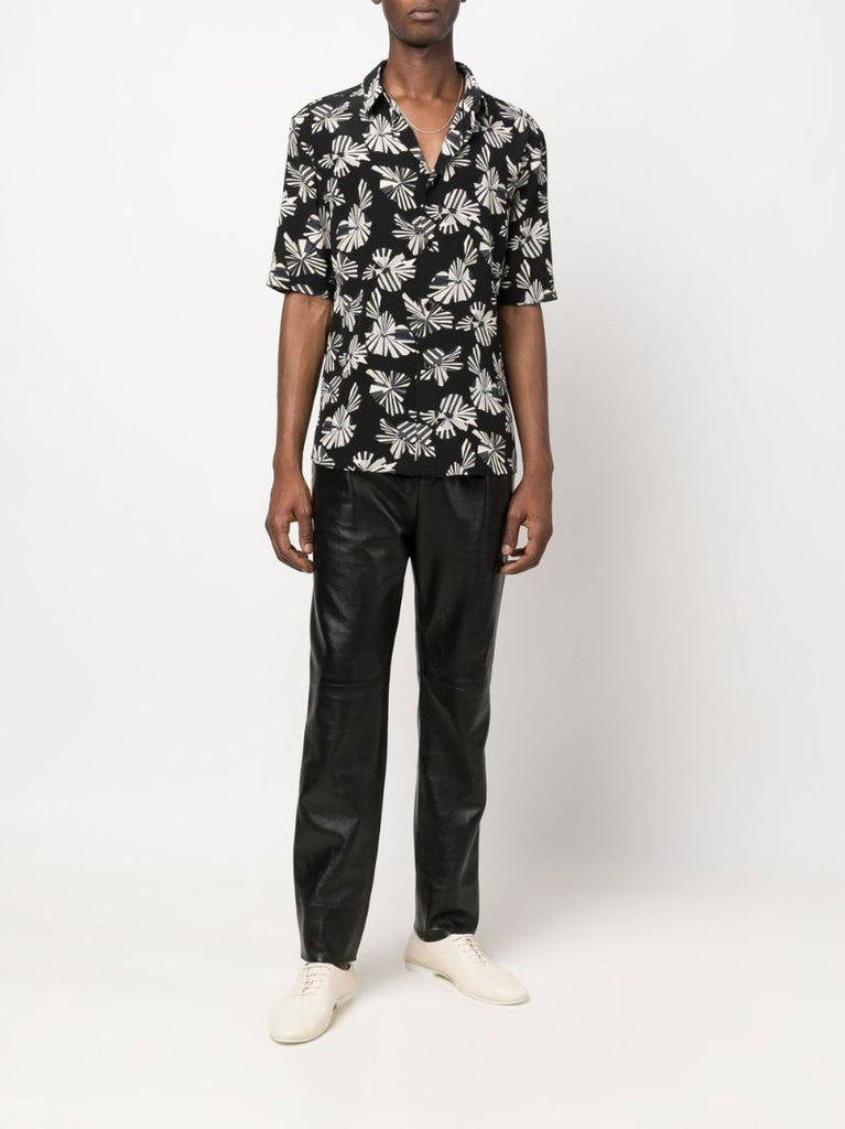 Black Graphic Print Shirt