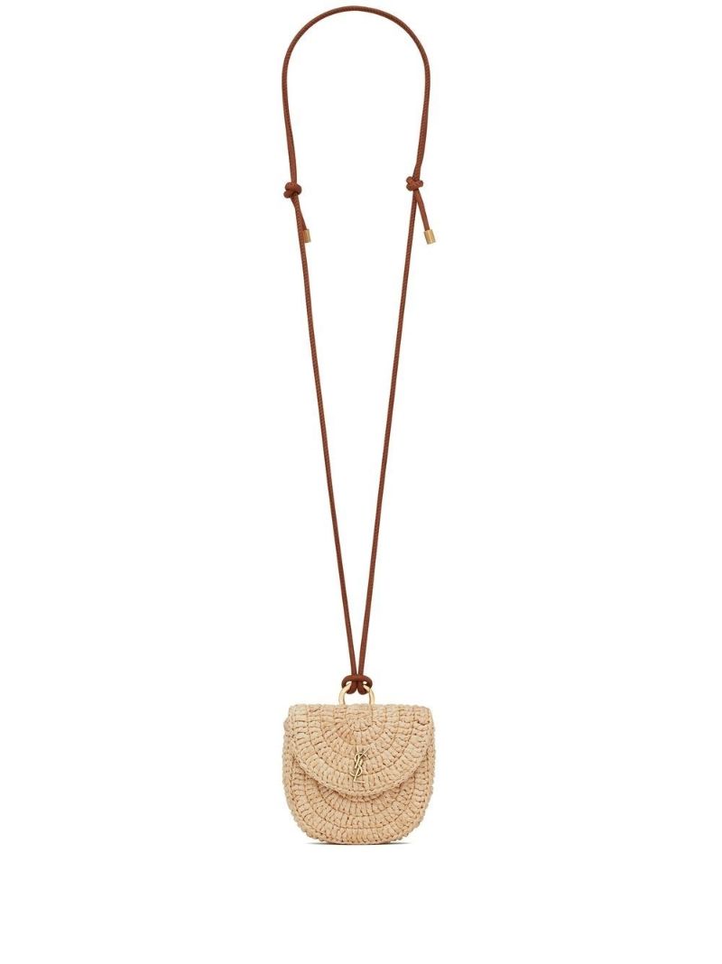 Neutral Panier Raffia Airpod Case