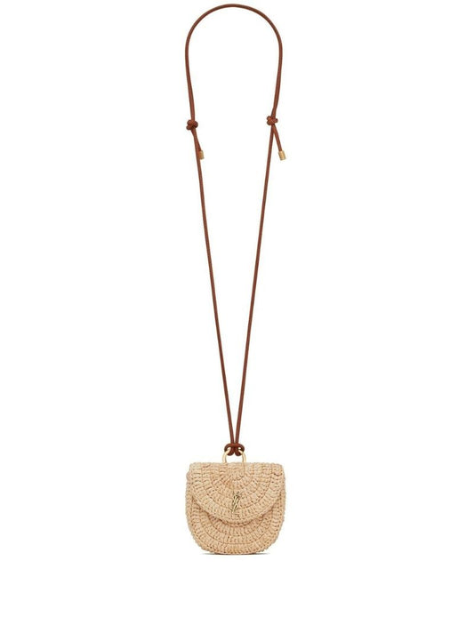 Neutral Panier Raffia Airpod Case
